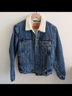 Levi's Sherpa Lined Denim Trucker Jacket